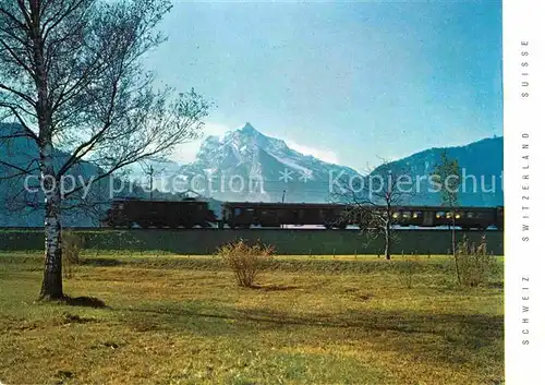 Eisenbahn Bundesbahn Schweiz Linie Zuerich Chur Weesen  Kat. Eisenbahn