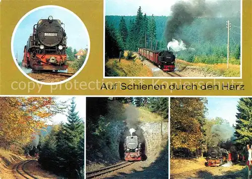 Lokomotive Harzquerbahn  Kat. Eisenbahn