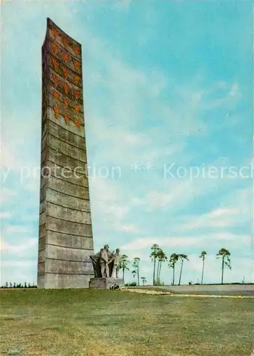 Denkmal Sachsenhausen Mahnmal Plastikgruppe Nationalpreistraeger Rene Graetz Kat. Denkmaeler