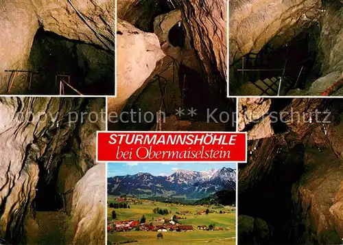 Hoehlen Caves Grottes Sturmannshoehle Obermaiselstein  Kat. Berge