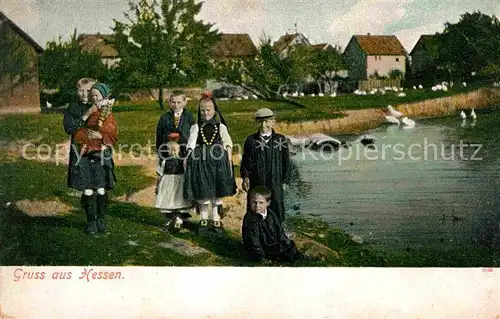 Trachten Hessen Kinder  Kat. Trachten