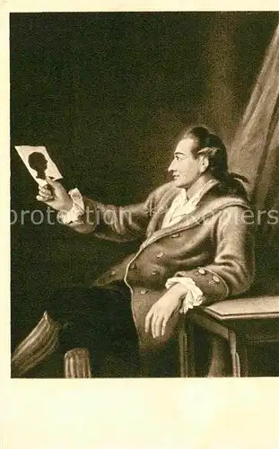 Goethe Johann Wolfgang von 27 Jahre alt J. E. Schuhmann  Kat. Dichter