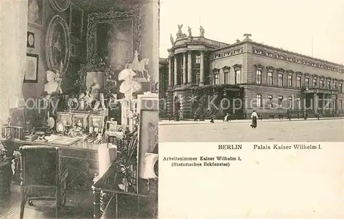 Wilhelm I Arbeitszimmer Palais Berlin  Kat. Persoenlichkeiten