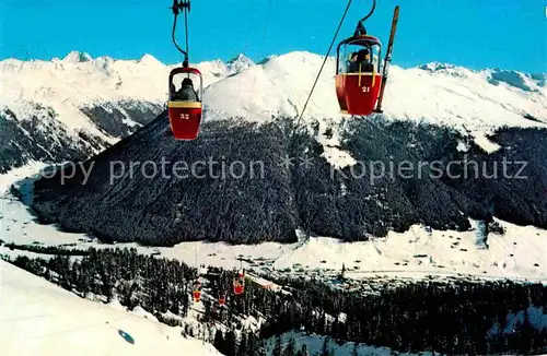 Seilbahn Schatzalp Strelapass Davos Jakobshorn Hoch Ducan  Kat. Bahnen