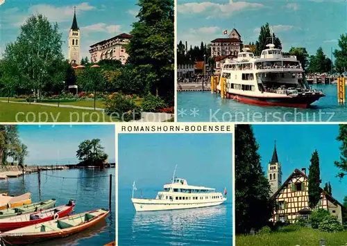 Faehre Romanshorn Bodensee  Kat. Schiffe