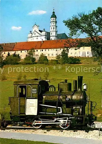 Lokomotive Haertsfeldbahn Neresheim Abtei Kat. Eisenbahn