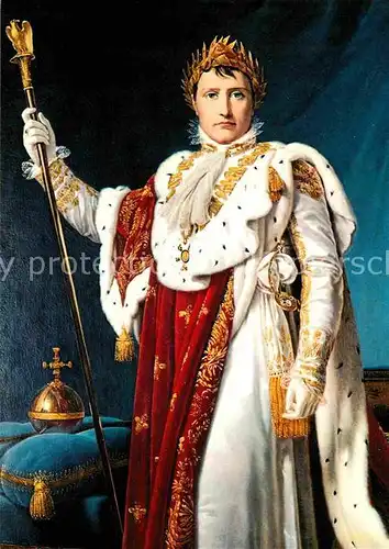 Napoleon Bonaparte Kroenungsornat Kuenstler F. Gerard Schloss Arenenberg Kat. Persoenlichkeiten