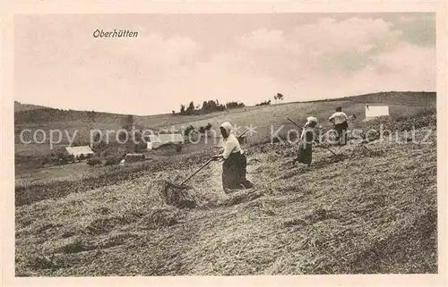 Landwirtschaft Oberhuetten  Kat. Landwirtschaft