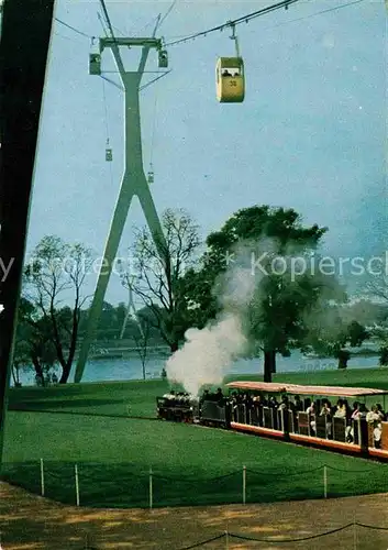 Bundesgartenschau Koeln Seilbahn Liliputbahn  Kat. Expositions