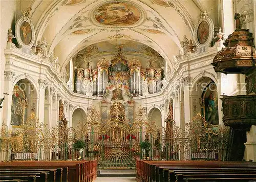 Kirchenorgel Klosterkirche Fischingen Inneres  Kat. Musik