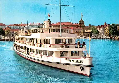 Motorschiffe M.S. Karlsruhe Konstanz Bodensee  Kat. Schiffe