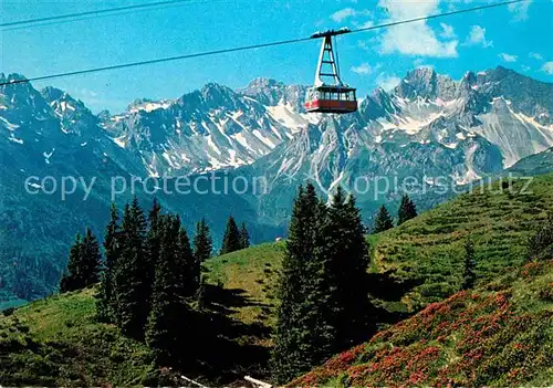 Seilbahn Fellhorn Oberstdorf Birgsautal  Kat. Bahnen