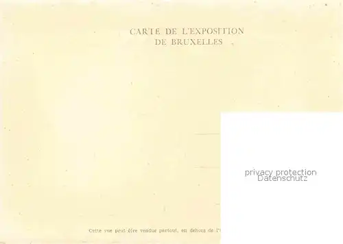 Exposition Internationale Bruxelles 1935 Vue pittoresque du Parc  Kat. Expositions