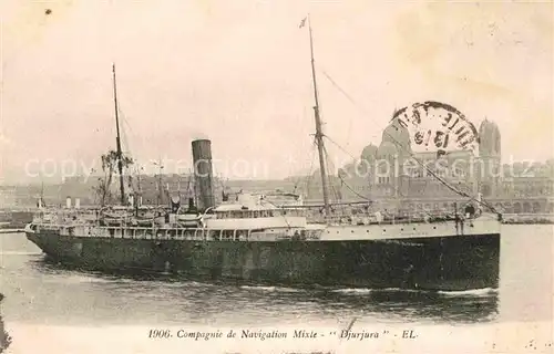 Dampfer Oceanliner Djurjura Compagnie de Navigation Mixte  Kat. Schiffe