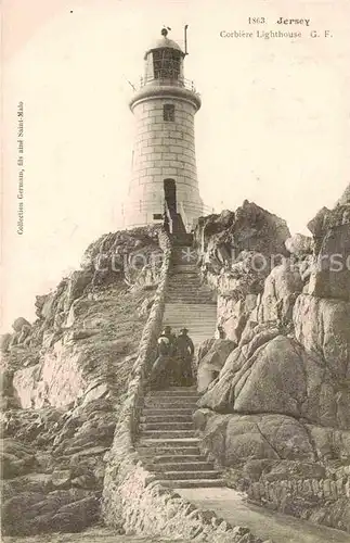 Leuchtturm Lighthouse Jersey Corbiere Lighthouse  Kat. Gebaeude