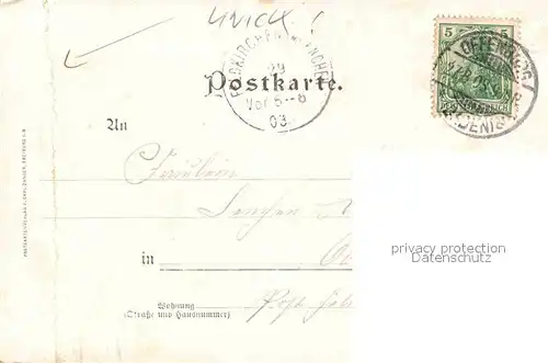 Zorn L. Freiburg im Breisgau Rommels Schloesschen  Kat. Kuenstlerlitho