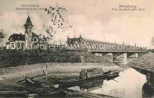Bruecken Bridges Ponts Strasbourg Pont du Rhin pres Kehl 
