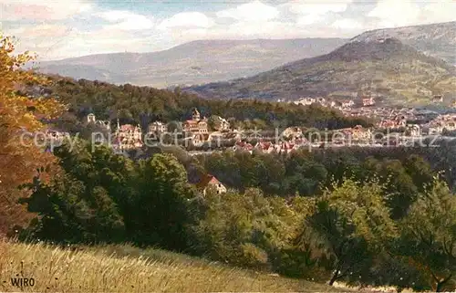 Verlag Wiedemann WIRO Nr. 2480 A Bad Blankenburg Schwarzatal Gesamtansicht  Kat. Verlage