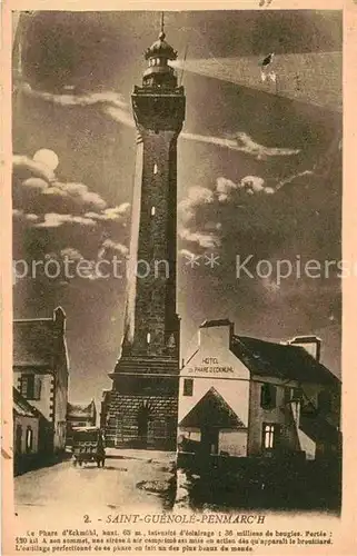 Leuchtturm Lighthouse Saint Guenole Penmarch Hotel Phare Deckmuehl  Kat. Gebaeude