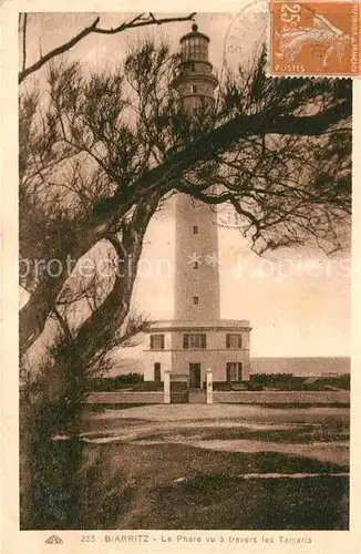 Leuchtturm Lighthouse Biarritz Phare Tamaris  Kat. Gebaeude