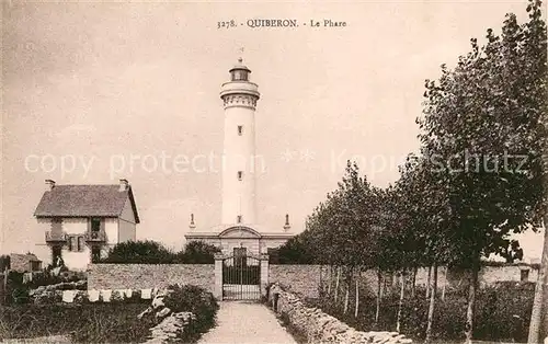 Leuchtturm Lighthouse Quiberon Phare Kat. Gebaeude