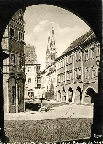 Foto Popp Nr. 141 Goerlitz Schlesien Untermarkt Peterskirche  Kat. Fotografie