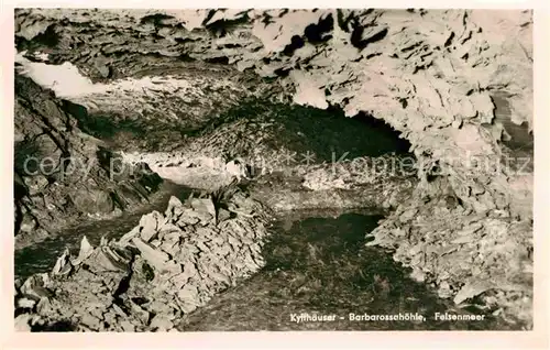 Hoehlen Caves Grottes Kyffhaeuser Barbarossahoehle Felsenmeer  Kat. Berge