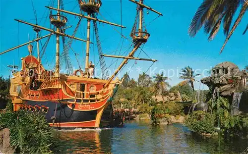 Vergnuegungspark Fantasyland Pirate Ship Anaheim California Kat. Vergnuegungsparks
