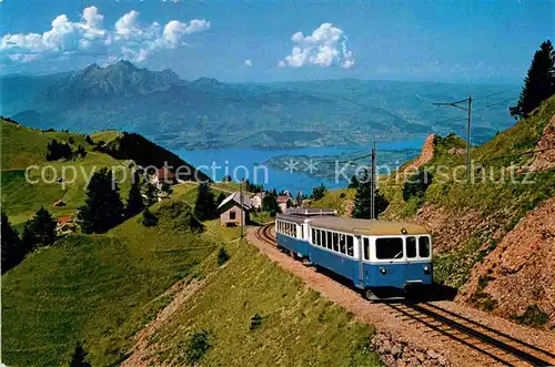 Zahnradbahn Arth Rigi Bahn Rigi Kulm Vierwaldstaettersee Pilatus Kat. Bergbahn