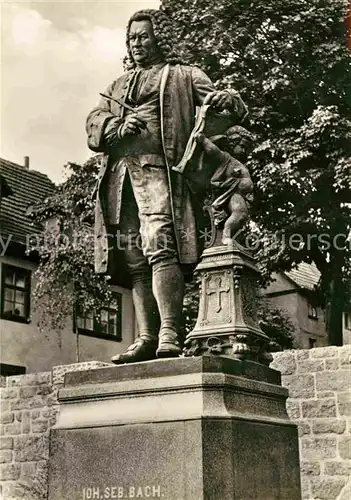 Bach Johann Sebastian Denkmal Eisenach  Kat. Komponist