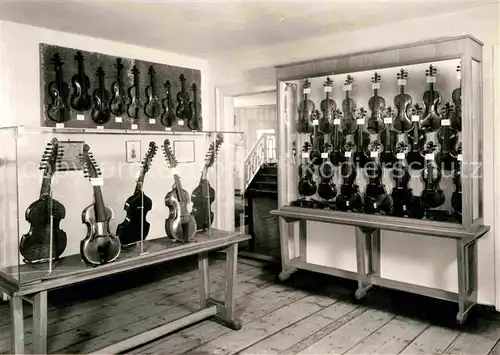 Musikinstrument Streichinstrumente Museum Markneukirchen  Kat. Musik