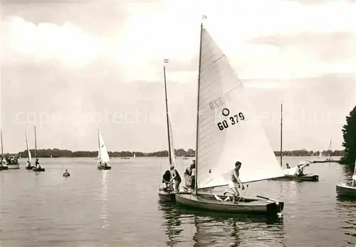 Segelboote Goyatz Schwielochsee  Kat. Schiffe