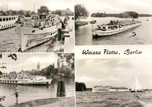Motorschiffe Weisse Flotte Berlin  Kat. Schiffe