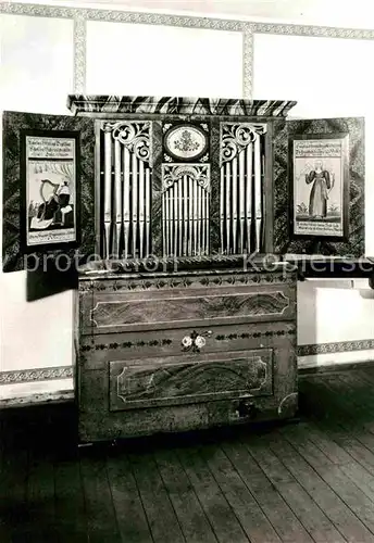 Musikinstrument Schweizer Hausorgel Museum Markneukirchen  Kat. Musik