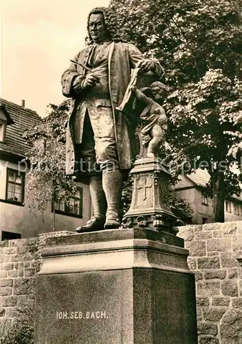 Bach Johann Sebastian Denkmal Eisenach Kat. Komponist