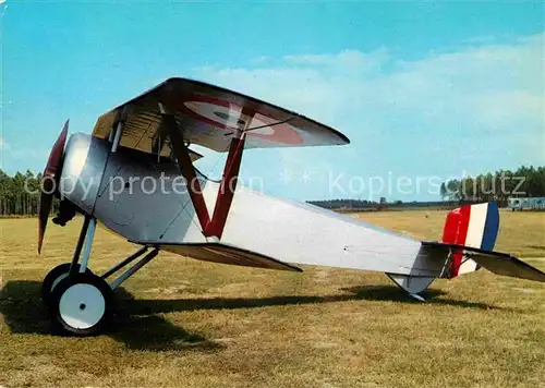 Flugzeuge Zivil Nieport II 1915 Frankreich  Kat. Airplanes Avions