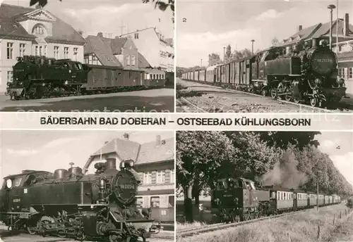 Lokomotive Molli Baederbahn Bad Doberan Kuehlungsborn  Kat. Eisenbahn