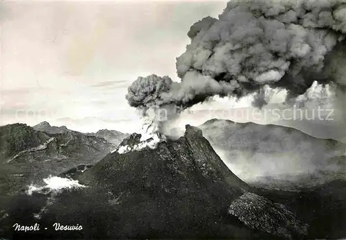 Vulkane Geysire Vulcans Geysers Napoli Vesuvio Kat. Natur