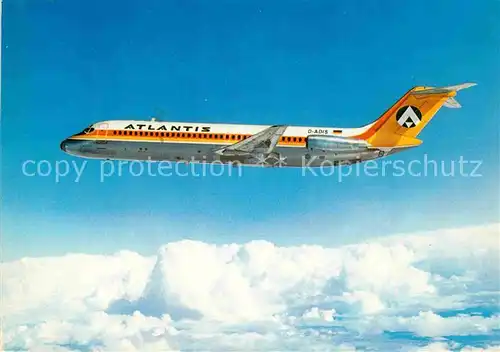 Flugzeuge Zivil Atlantis DC 9 32  Kat. Airplanes Avions