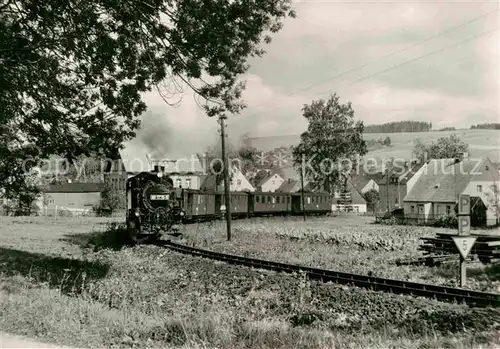 Lokomotive Schmalspurbahn Cranzahl Oberwiesenthal Neudorf  Kat. Eisenbahn