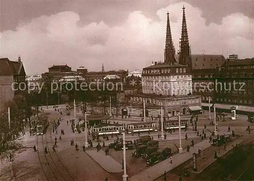 Strassenbahn Dresden Postplatz 1920er Jahre  Kat. Strassenbahn