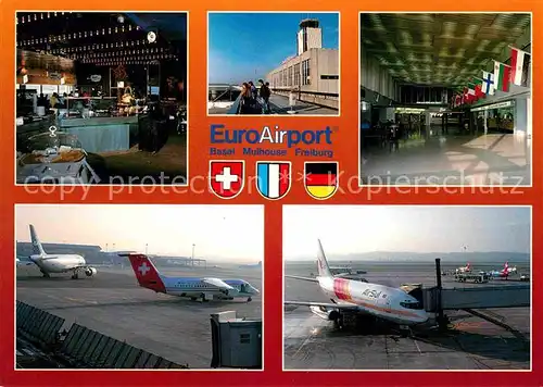 Flughafen Airport Aeroporto Basel Mulhouse  Kat. Flug