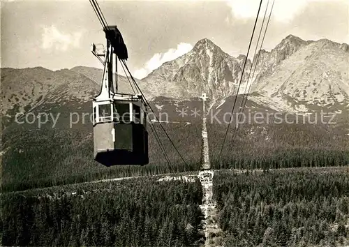 Seilbahn Tatransky Narodny Park Lanovka na Skalnate pleso Kat. Bahnen