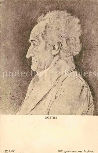 Goethe Johann Wolfgang von F.A. Ackermann Verlag Nr. 1452 Kuenstler Sebbers 1826 Kat. Dichter