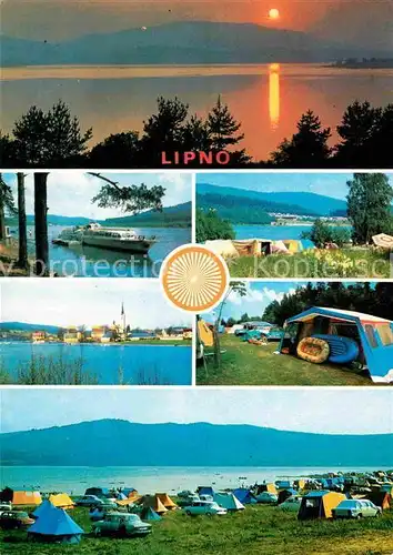 Lipno Panorama Campingplatz Details Fahrgastschiff