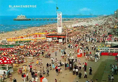 Blankenberge Strand und Promenade Kat. 