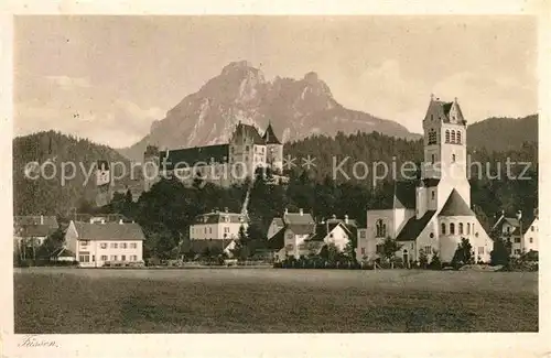 Fuessen Allgaeu Schloss Kloster Kat. Fuessen