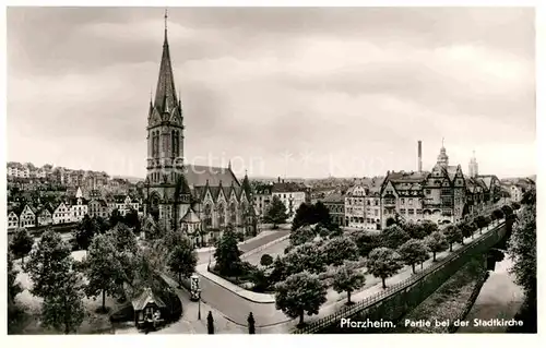 Pforzheim Partie Stadtkirche Kat. Pforzheim