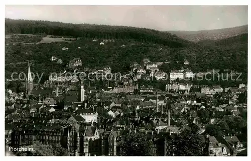 Pforzheim Panorama Weltplatz Schmuck Uhren Kat. Pforzheim