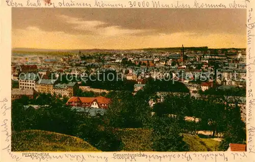 Pforzheim Panorama Kat. Pforzheim